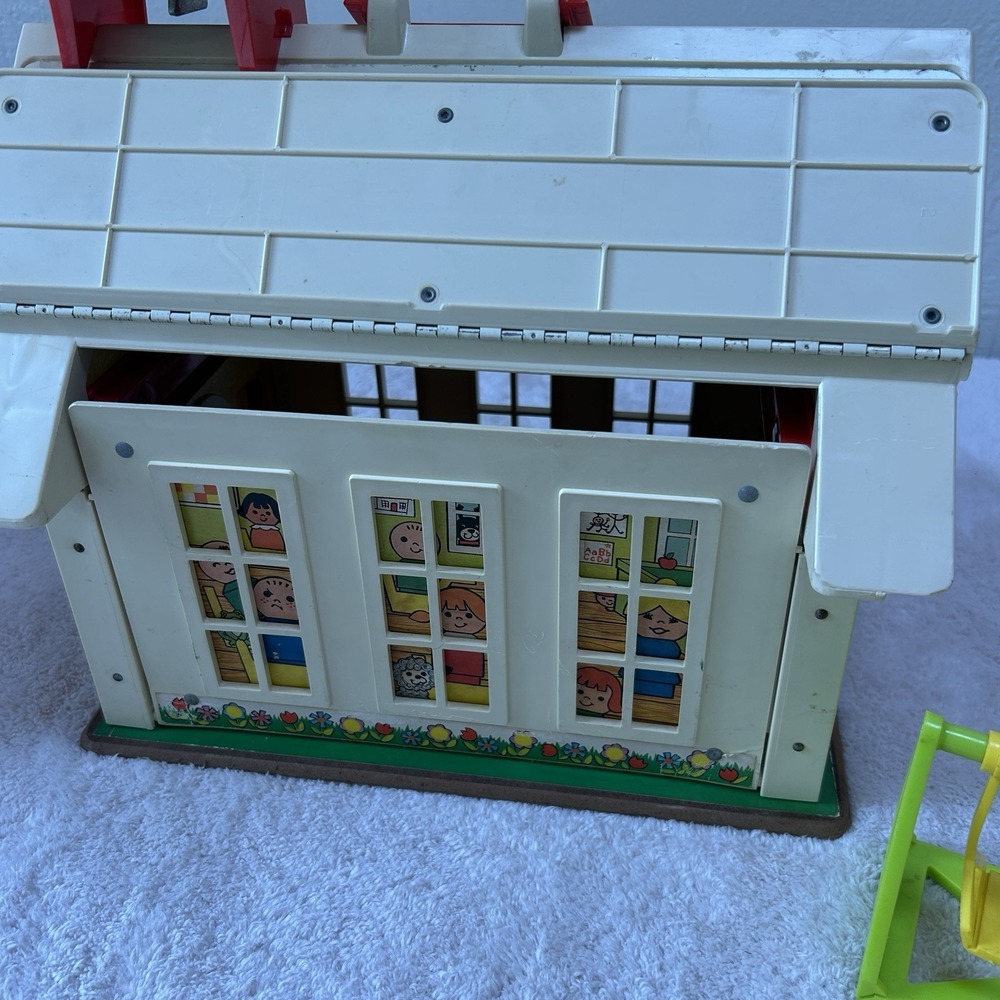 Vintage 1971 Fisher Price Little People School House 923 - Picture 5 of 9